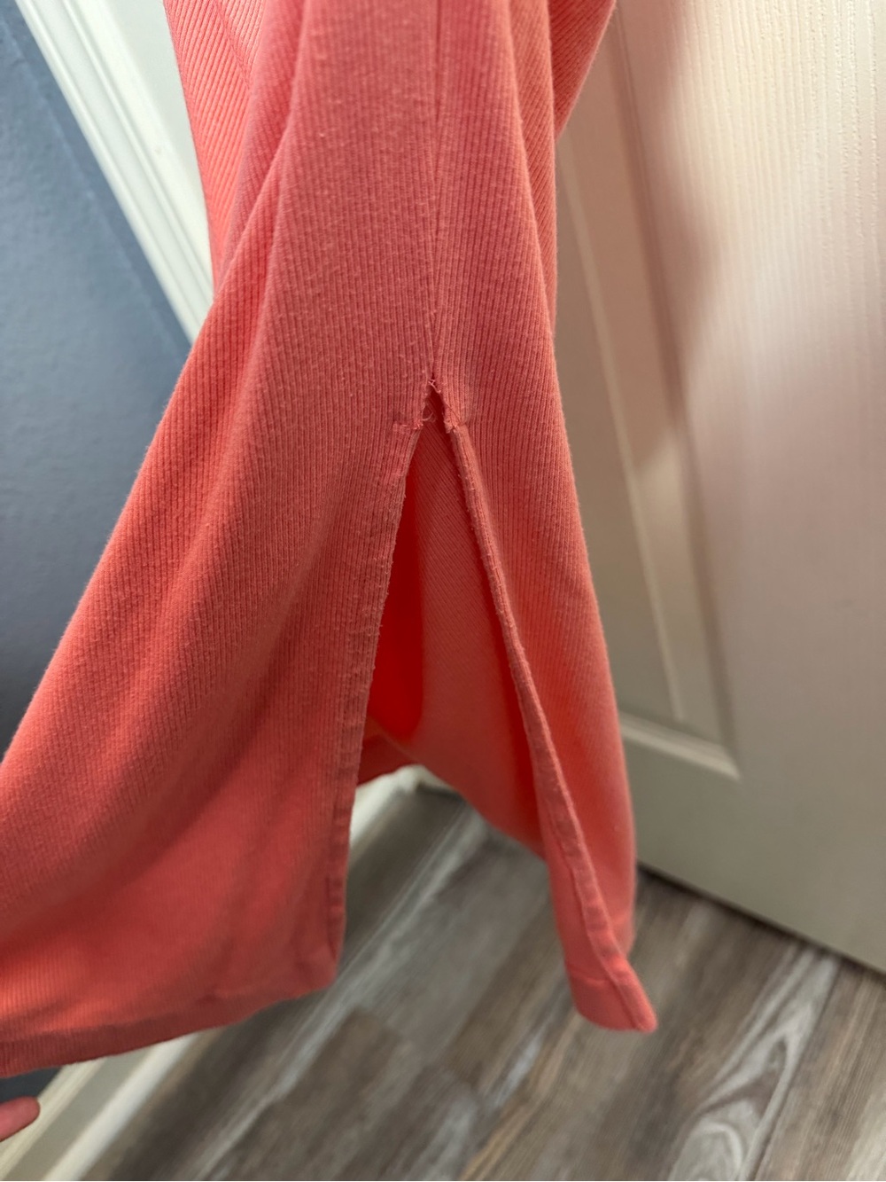 Women’s Michael Stars Coral Sleeveless Ruched Maxi Dress, size Large - Picture 7 of 7